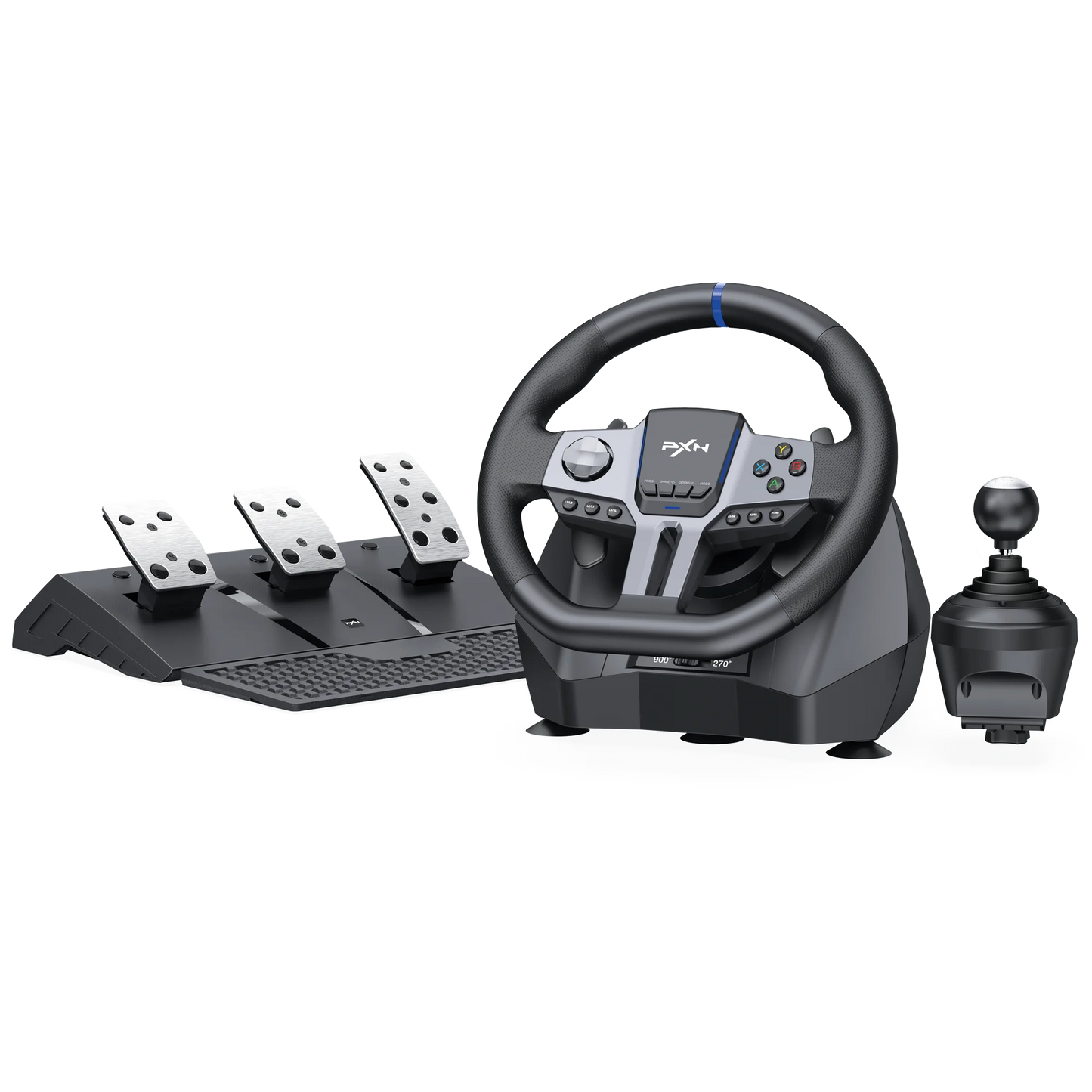 PXN V9 Gen2 Gaming Steering Wheel 270°/900° Racing Wheel Volante for PS4/PS3/PC Windows 8,10,11/Switch/Xbox One/Xbox Series X/S