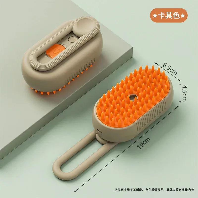 3-in-1 Steamy Cat Brush
