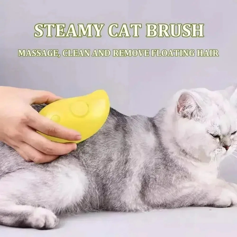 3-in-1 Steamy Cat Brush
